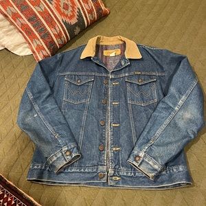 Vintage Wrangler Denim Jacket Blanket Lined